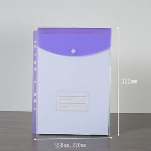 Busta Portadocumenti in Plastica PP Colorata <span class=keywords><strong>A4</strong></span>, Orizzontale e Verticale, Capacità 300 <span class=keywords><strong>Fogli</strong></span>, con Bottone a Pressione, Busta in PVC - Product Image 6