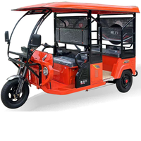 Tricycle Électrique Bajaj Tuk Tuk Chang Li pour Adultes Moto Taxi Prix Auto Rickshaw Voiture Tricycle Passager 4-6 Personnes