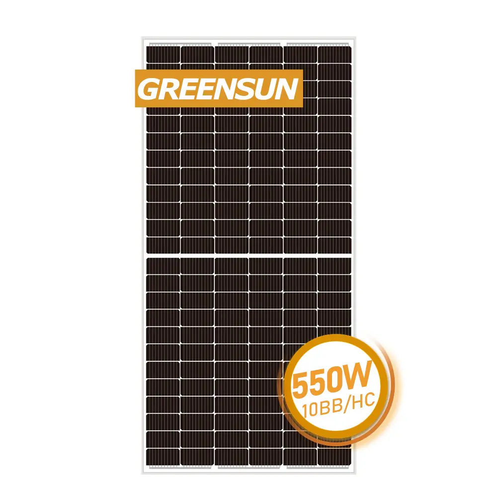 सौर छत निविड़ अंधकार नई ओवरलैपिंग सौर पैनलों काले पीवी सौर 550 W 550 वाट 540W सफेद OEM बॉक्स ग्लास फ्रेम के साथ बढ़ते