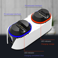 Station de chargement rapide pour contrôleurs PS5 Ports de chargeur double sans fil pour manette PS5 GP5-1530