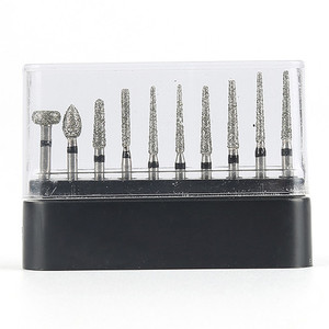 Handpiece gigi, Set bor Dental/nama Bor, aksesoris kotak peralatan listrik Logo kustom kotak plastik perak Ce tahan lama 1 tahun - Product Image 6