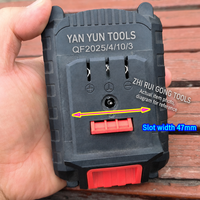 Batterie pour perceuse sans fil 21V 2.0Ah 4.0Ah 6.0Ah en plastique, modèle 128VF, compatible avec le pack d'outils électriques à encastrer