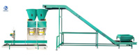 Remplisseuse semi-automatique de tourbe de 5kg 25kg 30kg 50kg machine d'emballage de compost d'engrais organique sciure de sol