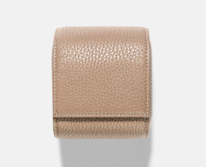 Singolo disegno del cuoio di grano superiore della vigilanza organizer box di viaggio della cassa per orologi - Product Image 4