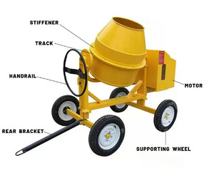 Mesin Diesel 4-5m3 <span class=keywords><strong>Mixer</strong></span> beton portabel Mini CM350-4C - Product Image 5