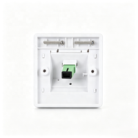 Boîtier mural ABS 86 ports Type 2 pour fibre optique FTTH, panneau de prise pour adaptateur SC LC, boîte de raccordement optique intérieure