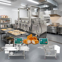 Machine à fabriquer des galettes à bas prix pour hamburgers, machine de traitement automatique de nuggets de poulet à haute efficacité, machine à former des coupes de viande pour hamburgers