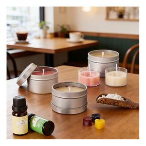 Deluxe Jar Candle Container Matte Cover Fragrant Wax Wellness Meditation Boutique Merchandising Program Global Showcase - Product Image 6