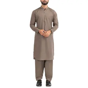 Plain solid color casual simple men's sexy dresses men Muslim suit moroccan thobe men