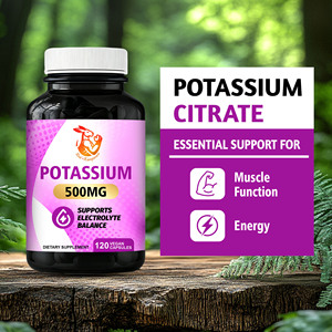 Capsules de potassium OEM ODM directement de l'usine, contenant 500 mg de potassium, favorisent la fonction digestive, capsules de supplément de potassium - Product Image 6