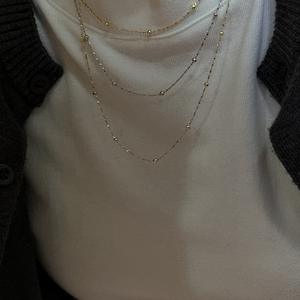 S925 Pure <b>Silver</b> Antique Style Full Diamond <b>Cross</b> Pendant <b>Necklace</b> Sweet Cool Light Luxury Retro Fashion Layered <b>Necklaces</b> - Product Image 4