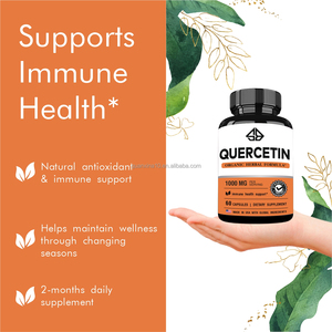 Quercetina 1000 mg por Porción, Fórmula Herbal Orgánica, 60 Cápsulas, Suplemento Dietético para Apoyar la Salud Inmunológica, Hecho en EE. UU. - Product Image 3