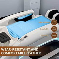 Lit de massage de luxe pour salon, avec fonction spa capillaire, pour massage corporel complet, lavage des cheveux par circulation d'eau, thérapie physique et esthétique, et lit de shampoing