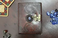 Livre d'ombres Vintage à trois yeux, livre d'ombres, en cristal, 7x5 pouces