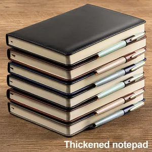 2024 Leather-bound Notepad Business Thickening A5 Notes Students Learn To Work With Exquisite Simplicity