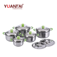 La marmite pliable de vapeur de 5 pièces d'approvisionnement direct d'usine place le Pot de vapeur de Couscous d'induction pour la cuisson
