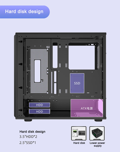 Boîtier <span class=keywords><strong>PC</strong></span> Gamer-X G Series Full Tower prend en charge les cartes mères ATX/MATX/ITX, <span class=keywords><strong>9</strong></span> ventilateurs, refroidisseur liquide 360 mm, alliage d'aluminium maillé, ports USB avant, en stock - Product Image 6