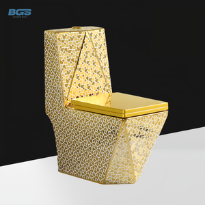 Empolo thiết bị vệ sinh khách sạn phòng tắm gốm <span class=keywords><strong>WC</strong></span> nhà vệ sinh bát màu một mảnh vàng Nhà vệ sinh và bồn rửa nhà vệ sinh và sunks - Product Image 1