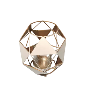 Thiết kế hình học nghệ thuật, đèn lồng thời trang, Nến Kim loại không khí lãng mạn trang trí Prop, trang trí nhà, sáng tạo - Product Image 6