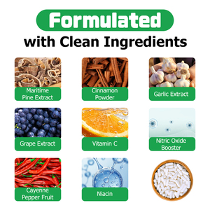 Cápsulas de Óxido Nítrico con Vitamina C, Suplemento Dietético, Favorece el Flujo Sanguíneo y Aumenta la Energía, MOQ Bajo - Product Image 4