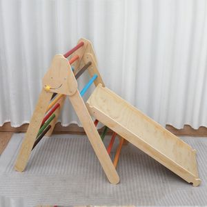 Enfants Montessori Piklers Intérieur École Usage Domestique Écologique Grimpeur Gym Ensemble Pliable En Bois Escalade Cadre Bébé Utilisation - Product Image 2