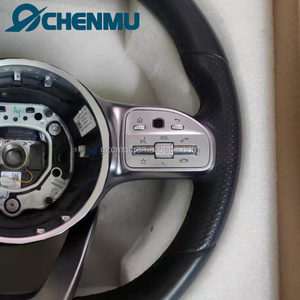 Volante de Cuero Completo de Fábrica para Mercedes-Benz <span class=keywords><strong>AMG</strong></span> 2015 Clase E 2019 W213 <span class=keywords><strong>AMG</strong></span> C E <span class=keywords><strong>S</strong></span> G-Class W204 W167 Gla <span class=keywords><strong>45</strong></span> - Product Image 4