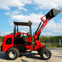 900kg Radlader Mini-Baumaschine Frontlader TL909 Kleiner Radlader mit Anbaugeräten zum Verkauf