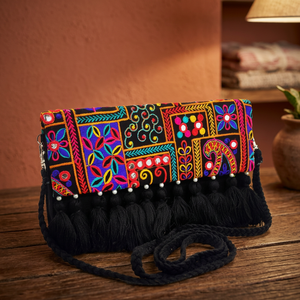 Sac fourre-tout décontracté pour femme avec pompon brodé, fermeture éclair, chaînes, bandoulière unique, logo personnalisé, en jute, capacité 1L, Anniversaire - Product Image 3