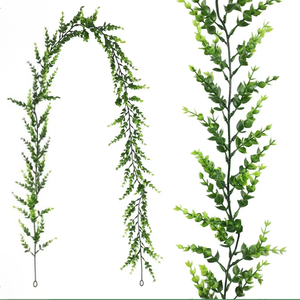 Artificial Vines <strong>Grape</strong> Leaves Climbing Vines Ivy Leaves Monstera Leaves Plant Vines Green Leaves Ceiling Decorative Green Plants - Product Image 5