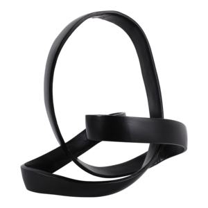 Scultura a nodo in alluminio, decorazione moderna, statuetta per casa, ufficio, bagno, soggiorno, ornamento elegante - Product Image 2
