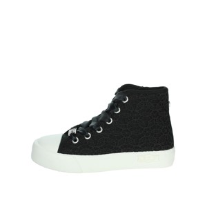 Sneakers uomo di alta moda CLJ006500 nero altezza crescente tinta unita fodera in rete alla moda scarpe da passeggio - Product Image 1