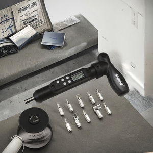 Destornillador de Torque <span class=keywords><strong>Digital</strong></span> Shahe, Juego de Llaves Ajustables con 10 Puntas Phillips, Punta Magnética de Acero al Cromo Vanadio para Reparación de Bicicletas - Product Image 3