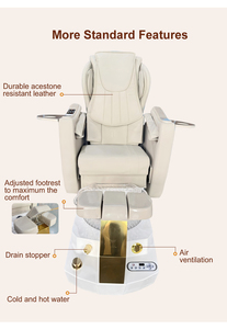 Fauteuil de pédicure électrique haut de gamme avec massage automatique et pompe de drainage pour salon de beauté de luxe - Product Image 4
