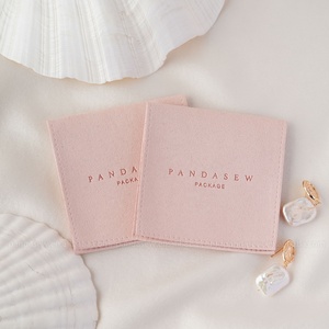 PandaSew Custom logo Microfiber <b>Envelope</b> Jewelry Packaging <b>Gift</b> Pouch Jewelry Bag - Product Image 2