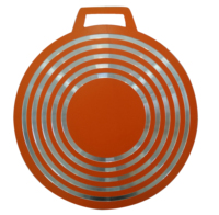 Weihuo – poêle à crêpes plate en aluminium, 30/35/40/45/50CM, plaque ronde, plaque antiadhésive, poêle Tawa, vente en gros