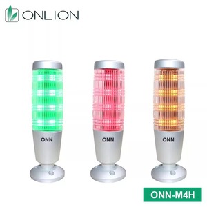 Nueva luz de advertencia intermitente para máquinas herramienta OUN M4H de ONN con tira de luz LED tricolor y alarma activada por zumbador de aleación de aluminio - Product Image 3