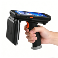 Lecteur Scanner RFID UHF Portable Industriel Android 10.0 ISO18000-6C Gen2 860-960Mhz Longue Portée 5,5 Pouces 4 Go en Gros