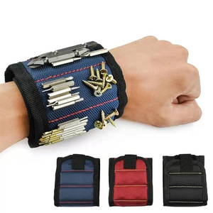 Pulsera Magnética con 10 Imanes Potentes <span class=keywords><strong>para</strong></span> Sujetar Tornillos, Clavos y Brocas, Herramienta Práctica, Regalo <span class=keywords><strong>para</strong></span> Papá - Product Image 1