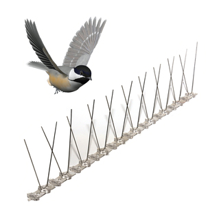 Saxons pre-lắp ráp có thể điều chỉnh dòng điện chim gai CuộN rào cản trong suốt dính chống chim Stopper kiểm soát dịch hại - Product Image 1