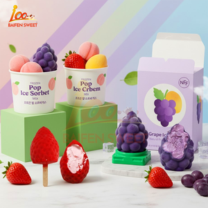 Next-Generation Viral Fruit Shaped <span class=keywords><strong>Ice</strong></span> <span class=keywords><strong>Cream</strong></span> formato personalizável & Sabor Congelado Pop - Product Image 1