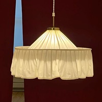 Lustre LED en fer forgé de style français, rustique et minimaliste, pour chambre, salle à manger, bar, taille moyenne