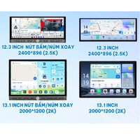 Autoradio DVD 12,3 pouces 2,5K pour Vietnam Tram VF2/MINIO avec navigation GPS Qualcomm 8 cœurs et boutons de commande