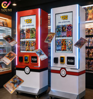 Máquina Expendedora Inteligente de Cartas Coleccionables Pokémon (TCG) con Lector de Tarjetas para Venta de Paquetes de Cartas y Cajas Sorpresa
