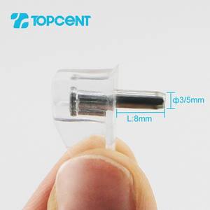 TOPCENT 5mm 6mm 명확한 백색 옷장 선반 지원 내각 선반 지원 가구 부류 홀더 - Product Image 1