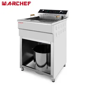 Professional stainless steel commercial free standing 45l chip large donut deep fryer