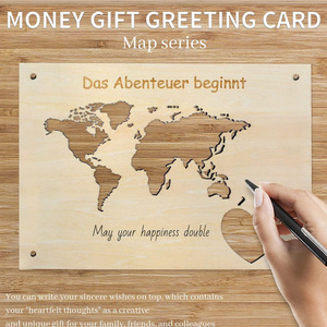 <span class=keywords><strong>Carte</strong></span> du monde personnalisée <span class=keywords><strong>Carte</strong></span> du monde colorée Emballage cadeau en bois argent pour anniversaire voyage mariage argent cadeau <span class=keywords><strong>Carte</strong></span> du monde - Product Image 4