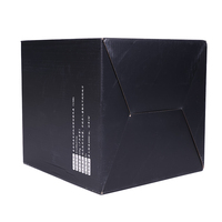 Caja de ventilador de embalaje reciclable ecológica personalizada de alta calidad Acabado mate Laminación rígida en relieve Electrónica de consumo