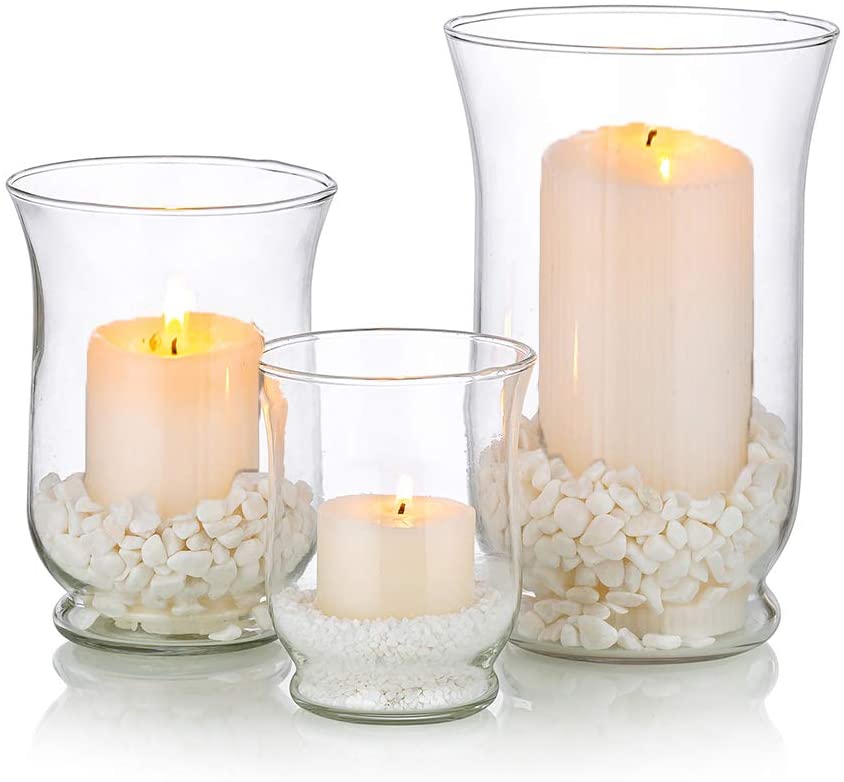 Set di 5 Piedistalli Quadrati in Acrilico Trasparente Ecologico da 3,2 mm per Decorazioni Matrimoniali, Colonne, Centrotavola, Supporti per Torte e Fiori