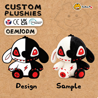 Mascotte en peluche personnalisée Halloween très populaire, en tissu recyclé certifié sécurité, super douce et moelleuse, cadeaux pour événements