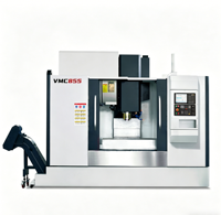 Centre d'usinage CNC avec magazine d'outils 32T en option, refroidissement traversant le broche et convoyeur de copeaux